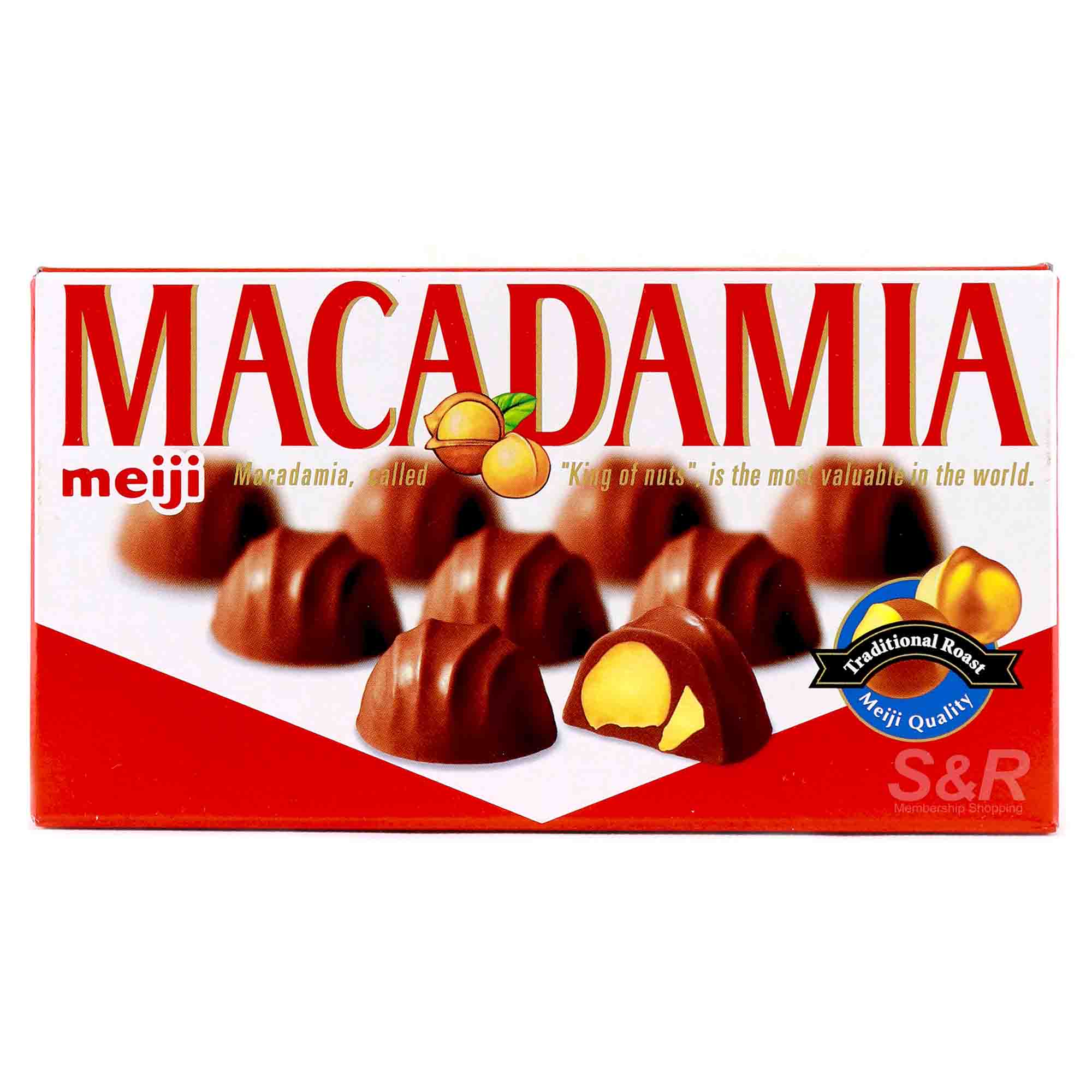 Meiji Macadamia Covered Chocolates 63g